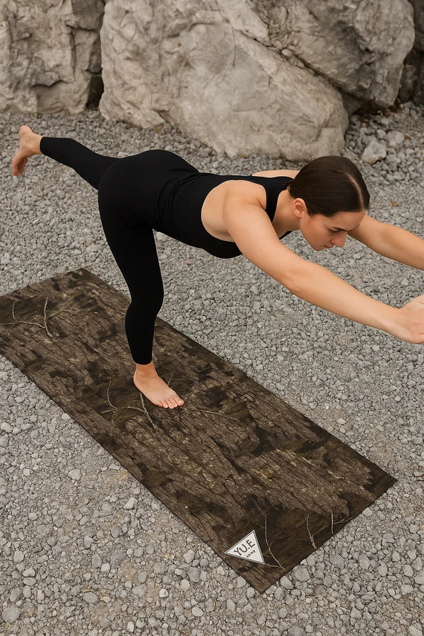 Realtree x Yune Yoga Timber Camo Yoga Mat – Eco-Friendly, Non-Slip 6mm PER Mat for All Levels