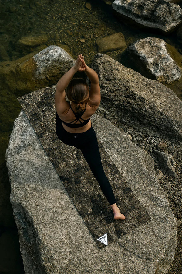 Realtree x Yune Yoga Timber Camo Yoga Mat – Eco-Friendly, Non-Slip 6mm PER Mat for All Levels