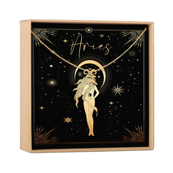 Aries Zodiac Deity Necklace