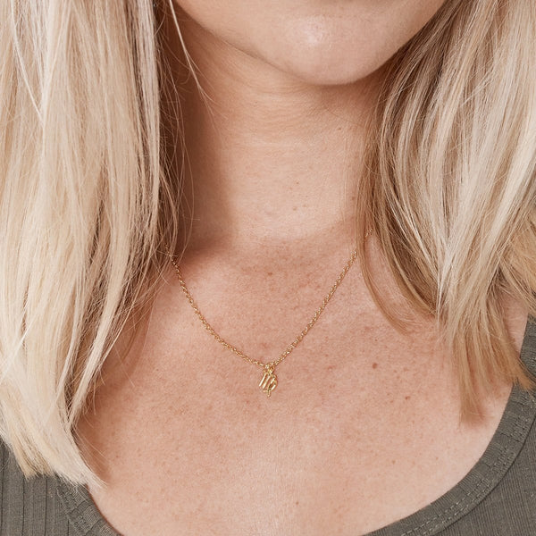 Virgo Zodiac Deity Necklace
