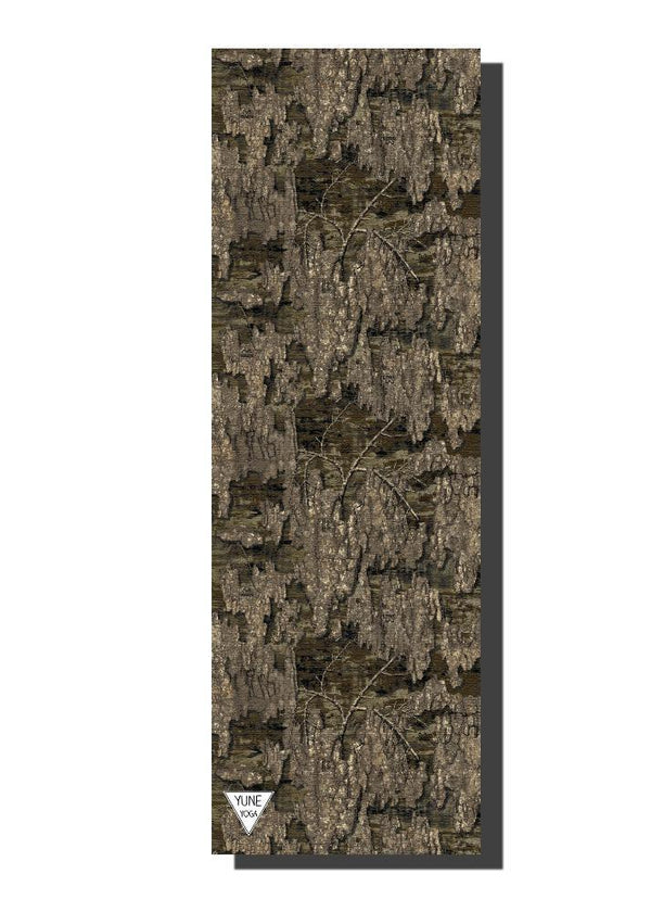 Realtree x Yune Yoga Timber Camo Yoga Mat – Eco-Friendly, Non-Slip 6mm PER Mat for All Levels